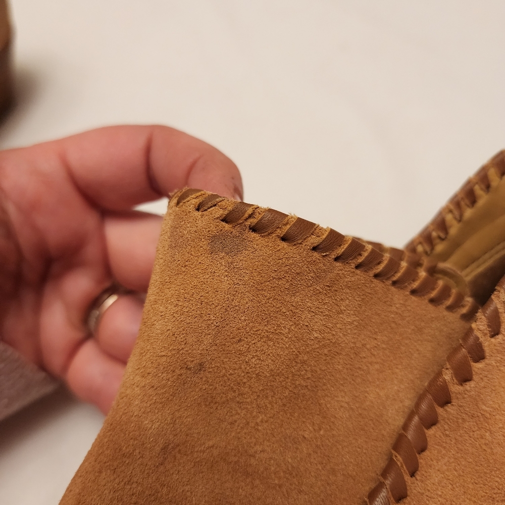 Jack Rogers Sadie Suede Ankle Boots Size 7 - Picture 6 of 12